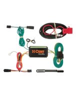 Custom Trailer Hitch Wiring Harness, 4-Way Flat Output, fits Select 2013-16 Chevrolet Malibu