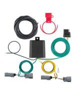 T-Connector Custom Trailer Hitch Wiring Harness, (RE-56477) 4-Way Flat Output fits Select Ford Maverick (with LED Tail light accent only)