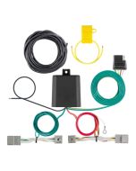 Custom Trailer Hitch Wiring Harness, 4-Way Flat Output fits Select Lincoln Nautilus