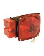 Square "Over 80" Submersible Trailer Tail Light - Left