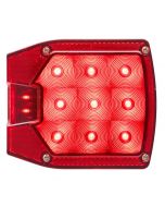 LED Combination Tail Light for Over/Under 80 Applications - With License Illuminator - Drivers Side