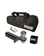 Rigid Hitch 2 5/16" Hitch Ball & Ball Mount Assembly with Storage Bag for 2" Receivers - 3/4" Rise - 8" Length