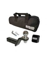Rigid Hitch 2 5/16" Hitch Ball & Ball Mount Assembly with Storage Bag for 2" Receivers - 2 3/4" Rise - 9" Length