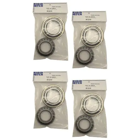 GU✖️rokh 2 Pair (4) , Rigid Hitch Trailer Bearing Repair Kit, for 9K