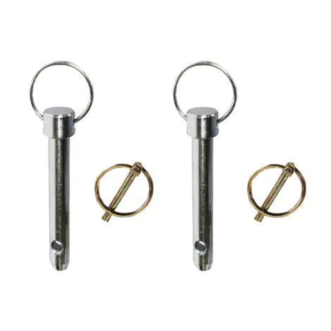 BX88219 Kit, 1/2 Tow Bar Retaining Pins with Clip (2 each) | Blue
