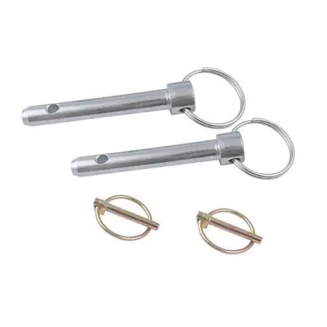 BX88219 Kit, 1/2 Tow Bar Retaining Pins with Clip (2 each) | Blue