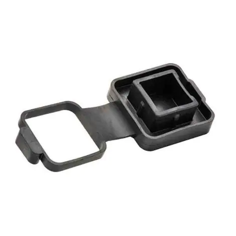 Black Rubber Hitch Tube Cover for 2 Inch Receivers | Rigid Hitch