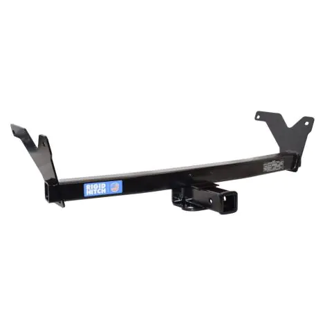Rigid Hitch Class III Trailer Hitch, Black Steel, 5000 lbs