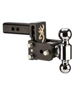 Tow & Stow Browning Edition Double-Ball Ball Mount, 3" Drop, 2" & 2-5/16" Hitch Balls, fits 2" Receiver