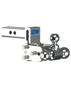 Tow & Stow Tri-Ball Ball Mount, 3" Drop, 1-7/8", 2" and 2-5/16" Hitch Balls, Fits 2" Receiver HItch