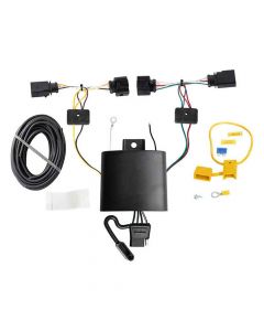 T-One T-Connector Harness, 4-Way Flat, w/Circuit Protected ModuLite HD Module fits Select Volkswagen Jetta