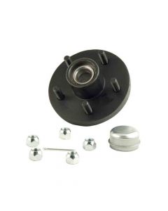 Emergency Trailer Hub Repair Kit for 5 on 4-1/2" Bolt Circle for 1" Straight Spindle