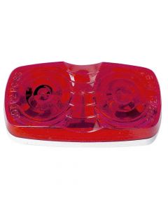 Red Double Bulls-Eye Clearance and Side Marker Light