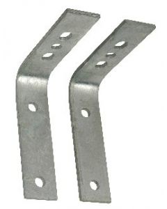 Fender Mounting Brackets for 7 Inch Wide Fender - Pair (2) - Bolt-On