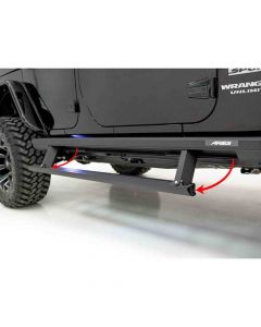 2018-2020 Jeep Wrangler JL, Unlimited (4-Door) Aries ActionTrac Powered Running Boards