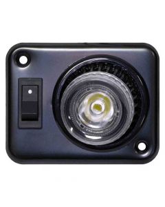 LED Interior Swivel Light With Switch - Recessed Mount