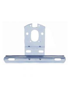 Universal License Plate Bracket - Zinc Finish