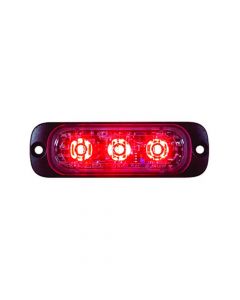 Thin Mount Red LED Strobe Light