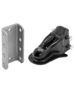 2 Inch Adjustable Stamped Coupler with Channel and Hardware