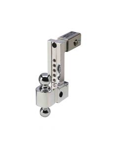 Fastway Self-Locking Adjustable Billet Aluminum 2-1/2 inch Ball Mount - 10 Inch Drop - 10,000 lbs. Tow Capacity