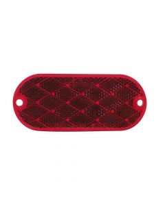 Quick Mount Red Oval Reflector