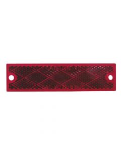 Compact Red Rectangular Reflector