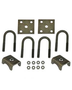 U-Bolt Mounting Kit for 2,200 Pound Axles with 1-3/4 Inch Round Tube