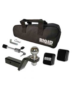 Rigid Hitch Class III 2" Ball Mount Kit Loaded with 2" Ball, Hitch Lock and Storage Bag - 2-3/4" Rise