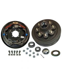 8-Bolt on 6-1/2 Inch Bolt Circle - 12 Inch Hub/Drum With Hydraulic Brake Assembly - Passenger Side