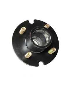 4-Bolt on 4" Circle Studded Trailer Hub For 1" OR 1-1/16" Straight Spindles for 2,000 lb. Axle
