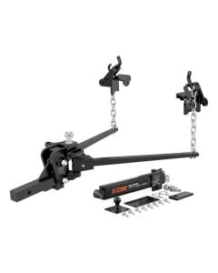 Short Trunnion Bar Weight Distribution Hitch with Sway Control (8-10K, 28-3/8")