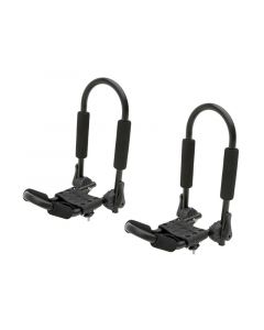 Curt Adjustable Aluminum Roof Rack Kayak Holders