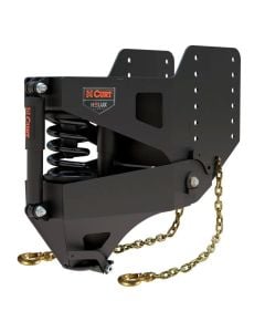 Helux Coil-Spring Gooseneck Pin Box, 5,000 lbs. Pin Weight, 20,000 lbs. Capacity