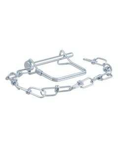 1/4" Safety Pin with 12" Chain (2-3/4" Pin Length)