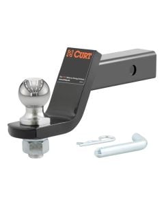 Loaded Ball Mount with 2" Ball, Imported (2" Shank, 7,500 lbs., 4" Drop)
