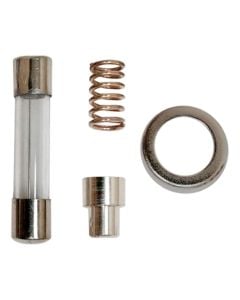 Replacement Brake Power Plug Hardware (Fuse, Spring, Collar & Tip) for Towed Vehicle RVibrake System