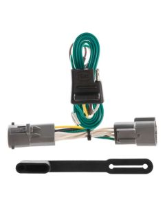 Custom Trailer Hitch Wiring Harness, 4-Way Flat Output, Fits 1987-1997 Ford F-150, F-250, HD, F-350