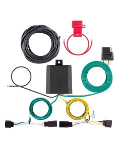 Custom Trailer Hitch Wiring Harness, 4-Way Flat, fits Select Kia Carnival WITHOUT LED TAIL LIGHTS
