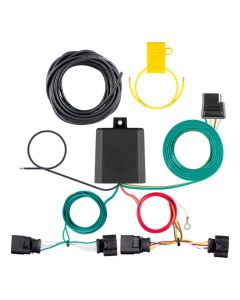 Custom Trailer Hitch  Wiring Harness, 4-Way Flat Output, fits Select Volkswagen Jetta