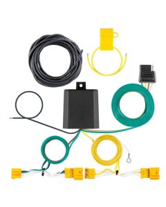 Custom Trailer HItch Wiring Harness, 4-Way Flat Output, Fits Select Mercedes-Benz GLC Series