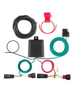 Custom Trailer Hitch Wiring Harness, 4-Way Flat Output, fits Select Jeep Wagoneer S