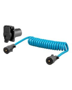 8' Dinghy Towing Electrical Adapter & Socket (7-Way RV Blade, Fits USCAR)