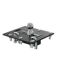 FOLDING BALL GOOSENECK HITCH ASSEMBLY