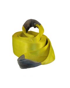 Heavy Duty Nylon Strap - 6 inches Wide x 30 feet Long Tow - 50,000 lbs. Breaking Strength