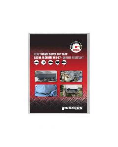 6 ft. x 8 ft. Heavy Grade Silver Poly Tarp