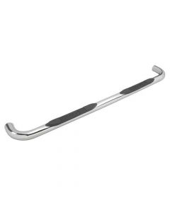 Westin E-Series 3 Inch Round Nerf Bars - Polished Stainless Steel - Fits 2009-14 Ford F-150 SuperCab