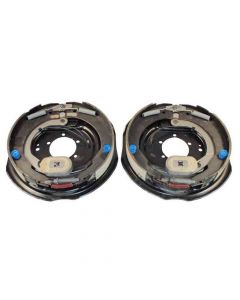 Pair (2) - Electric Trailer Backing Plate Assembies -7,000 lb. Axle - 12" x 2"