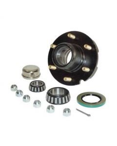 Trailer Axle Kit - 6000# - (two) 6 on 5 1/2" Hub Assembly with (two) Axle Spindles For 1-3/4 To 1-1/4 I.D. Bearings - 3,000 lbs. Capacity