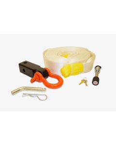 Polyester (3" x 30") Recovery Strap with Shackle Mount Kit for 2 Inch Receivers