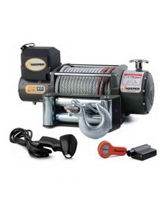 Keeper KW17.5 (KW17122) 17,500 Single Line Pull Capacity 12 Volt Winch